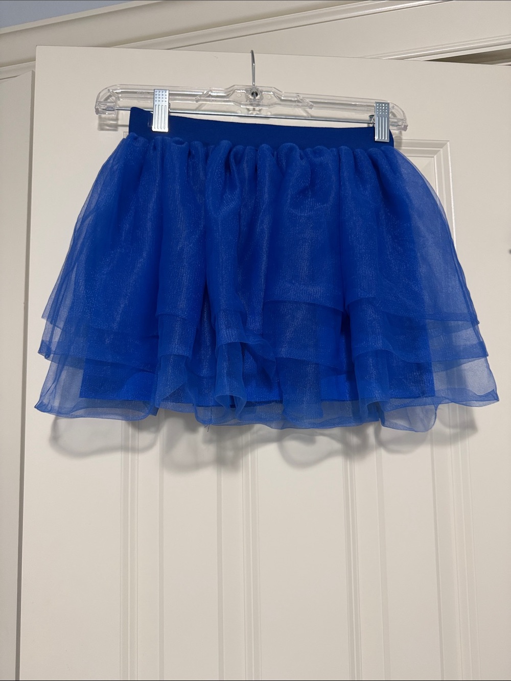 Spirit Halloween Blue Layered Tulle Skirt